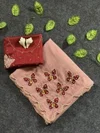 Tew Star Georgette With Handwork Saree Collections
